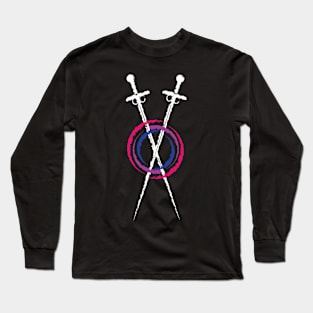 Bisexual Pride Swords Long Sleeve T-Shirt